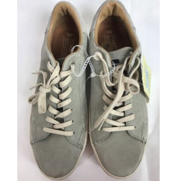 TOMS Lenox Drizzle Gray Nubuck Fashion Sneakers - Picture 2 of 8